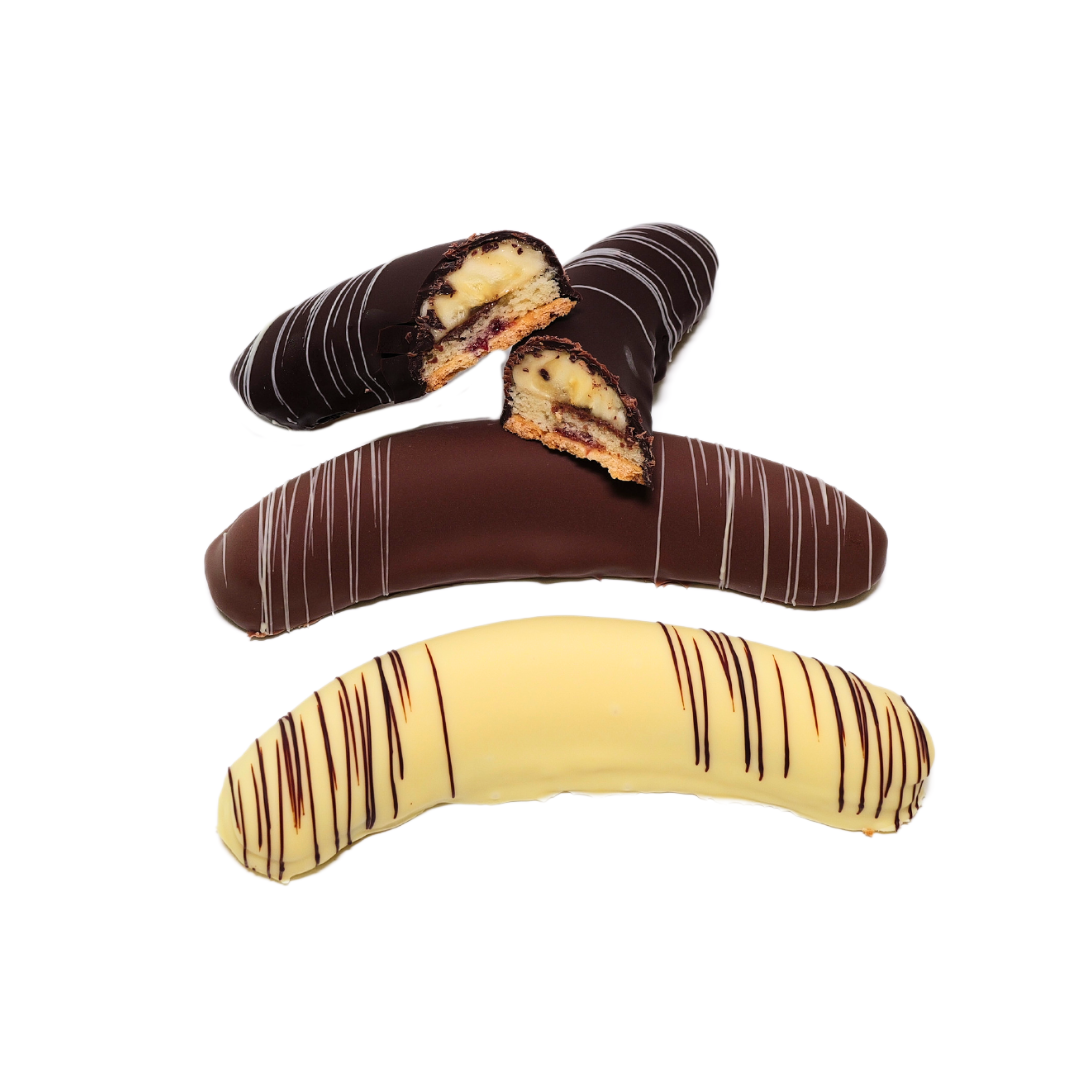 Schokoladen Überzogene Bananen