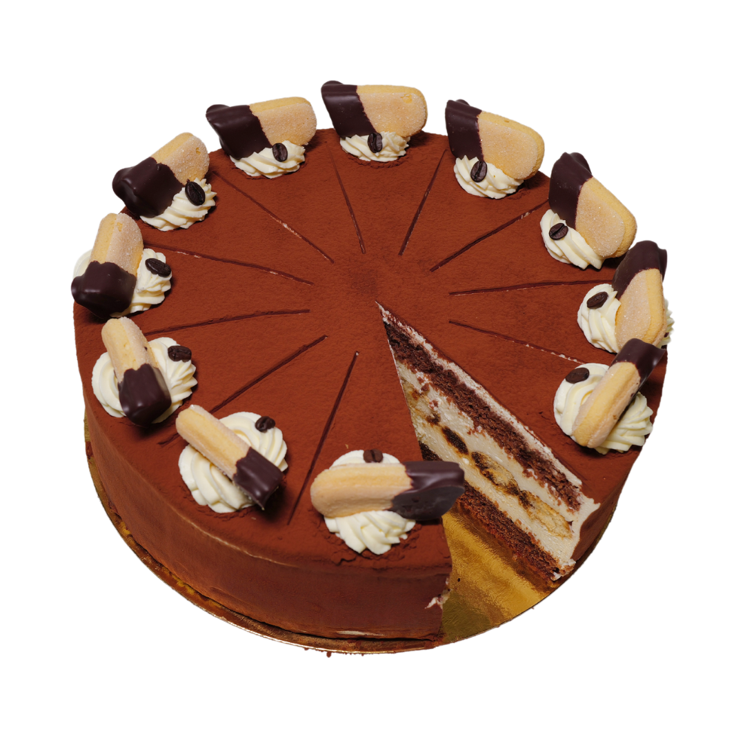 Tiramisu Torte Anschnitt